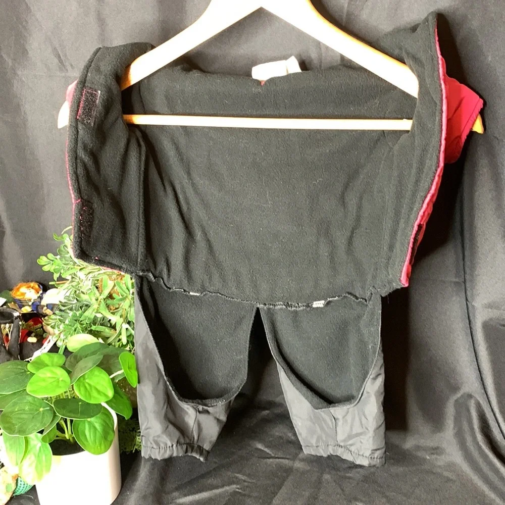 Companion Road Reflective Magenta / burgundy Doggie Snow Suit Size medium